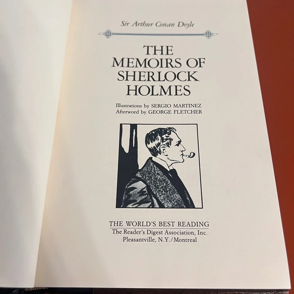 The Memoirs of Sherlock Holmes Arthur Conan‎ Doyle Readers Digest 1988 Hardcover